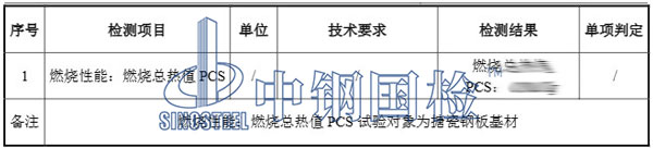 搪瓷鋼板檢測項(xiàng)目結(jié)果