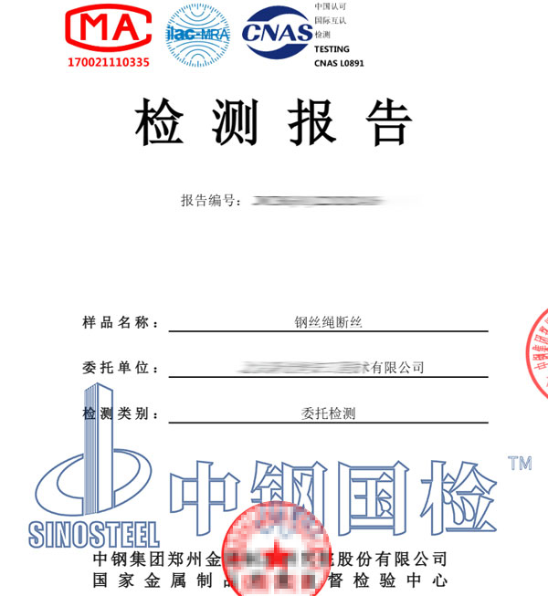 鋼絲繩斷裂分析報(bào)告